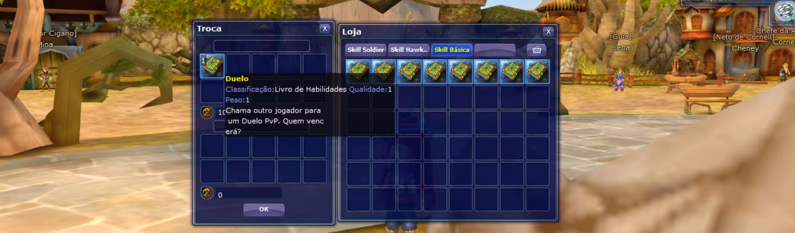 skill de duelo