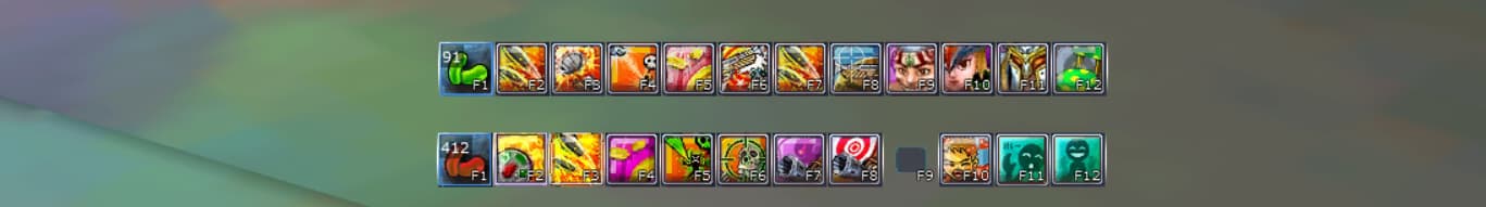 barra de skills